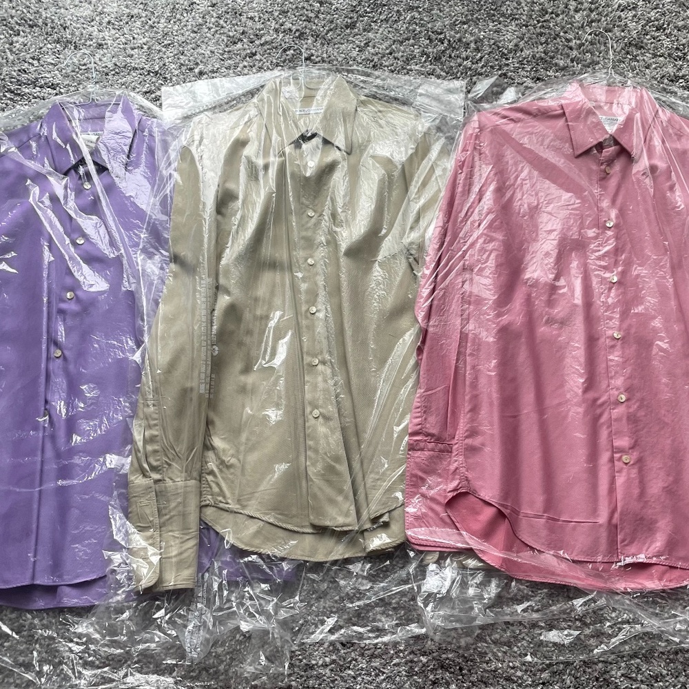 (3) Dolce & Gabbana French Cuff Shirts